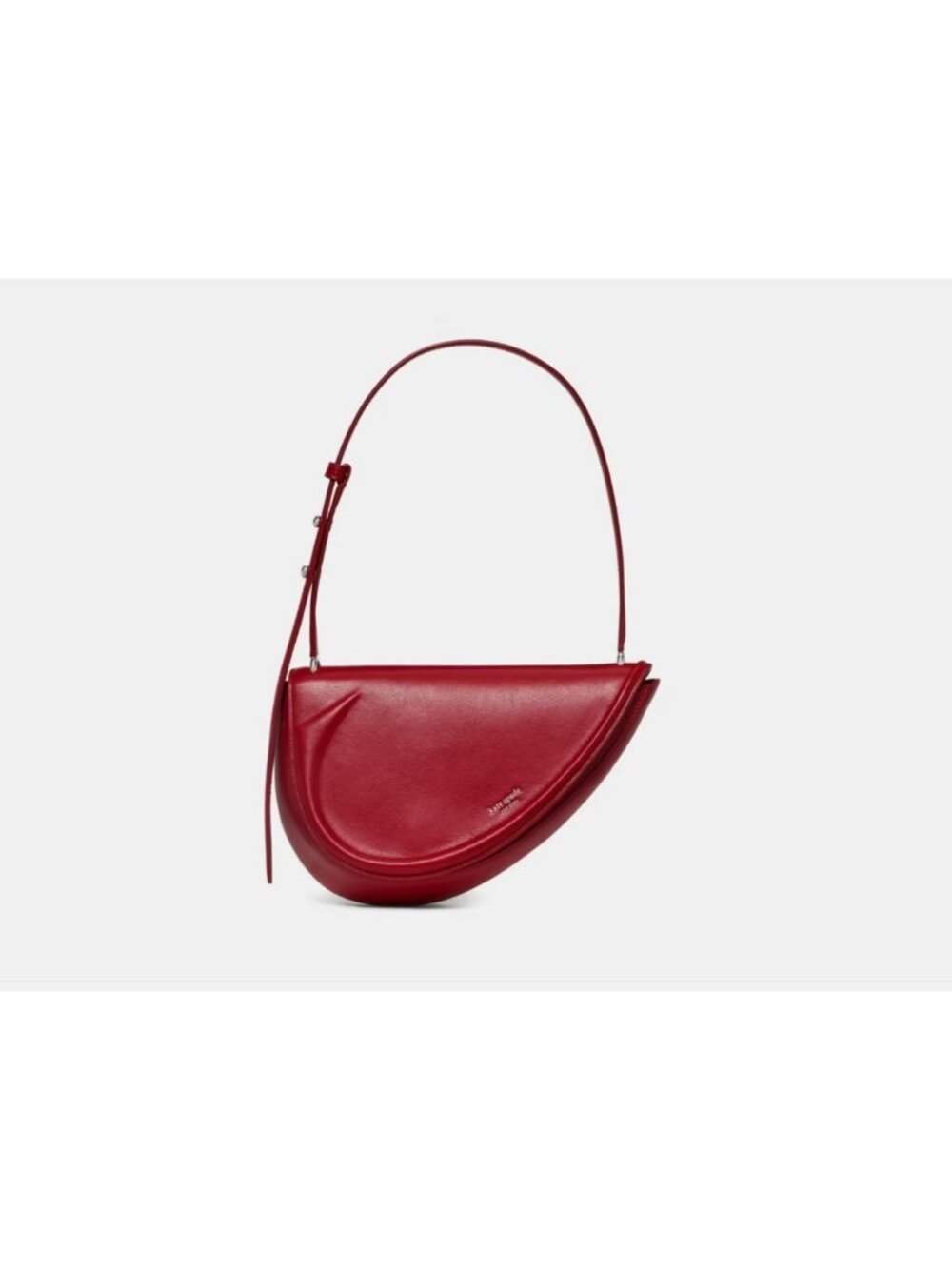 KATE SPADE NY The Spade leather small shoulder bag + Dust bag Red Scarlett